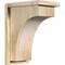 Ekena Millwork Huntington Rough Sawn Corbel w/Backplate, Douglas Fir, 8"W x 12"D x 16"H COR08X12X16HUN01RDF - alternate 1